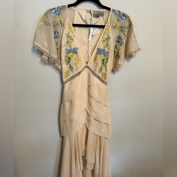 ASOS Dresses & Skirts - NWT ASOS high low pastel embroidered dress